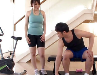 Asian Gym Biotch Has Enormous Orbs And Teenage Pussy.