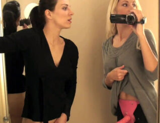 German sapphic chicks pummeling in switching apartment